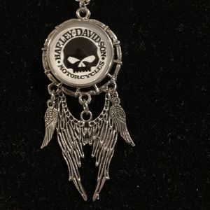 Harley Davidson Willie G Snap Double winged Pendant with Chain